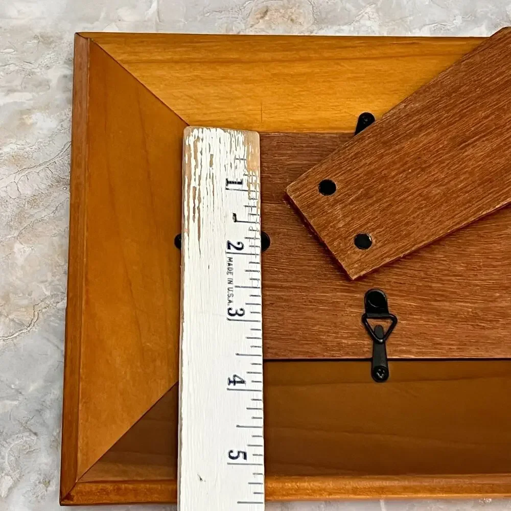 Solid Two Tone Wood Photo Frame 4 x 6